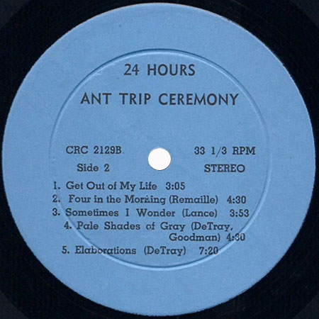 ant trip ceremony lp 24 hours label 2