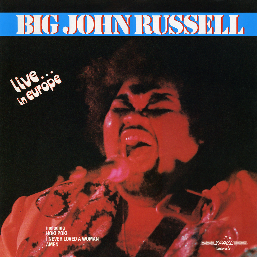 big john russell lp live in europe front