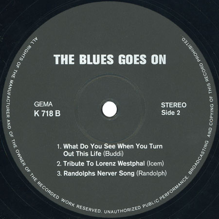 the blues goes on lp same label 2