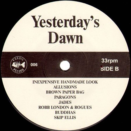 Blues Unlimited LP Yesterday Dawn label B