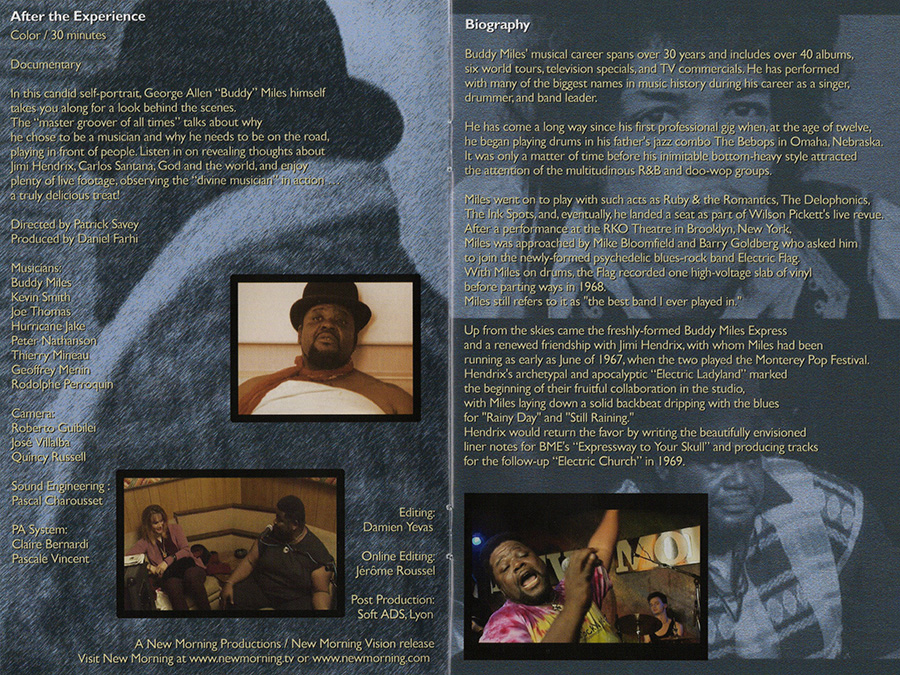 Buddy Miles CD DVD dvd Changes booklet 3