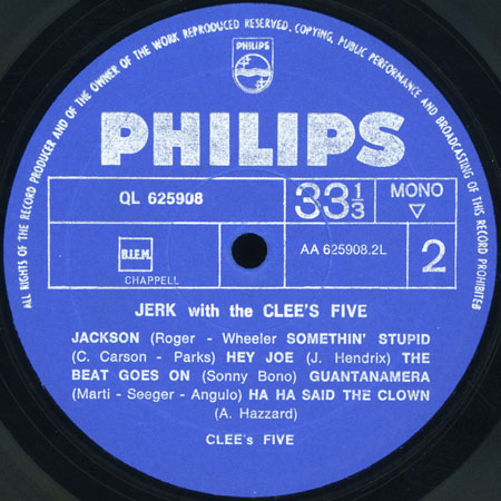 clee's five lp jerk with label 2