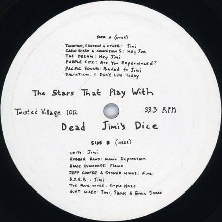 lp the stars that play with dead jimi's dice label 1