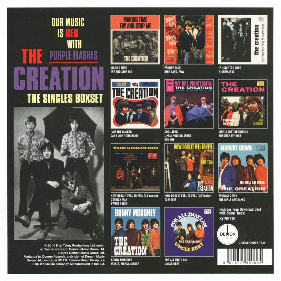 creation the singles boxset frontback