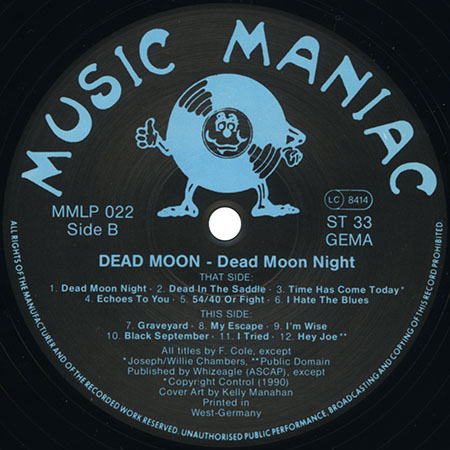 dead moon lp dead moon night label 2