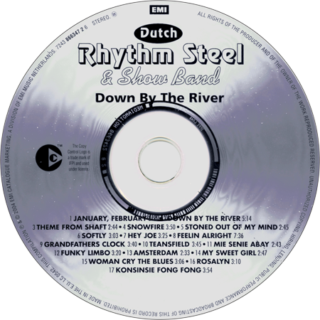 dutch rhythm steel show band cd down by the river label