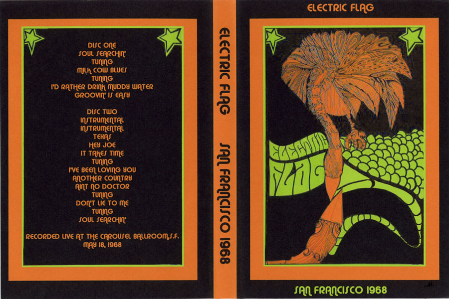 electric flag cd live at the caroussel ballroom 1968 front