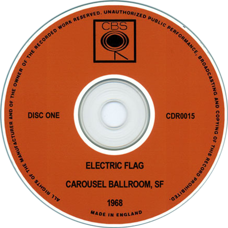 electric flag cd live at the caroussel ballroom 1968 label 1
