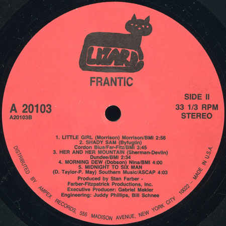 frantic lp conception label 2