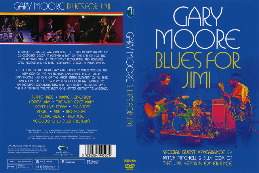 gary moore dvd blues for jimi front