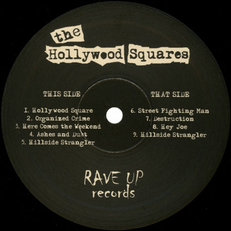 hollywood squares lp hillside strangler label 1