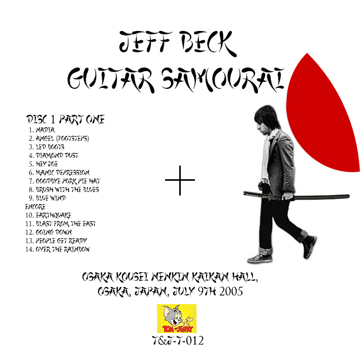 jeff beck cd guitar samourai label 1