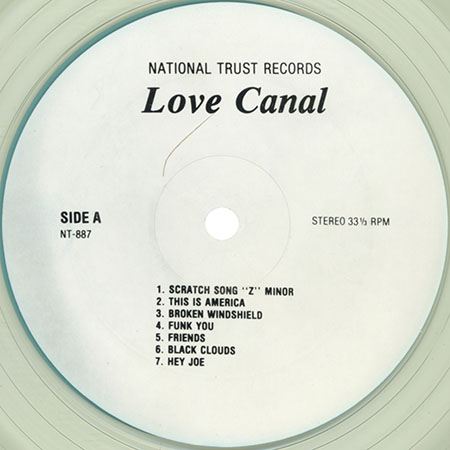 love canal lp its a dog life so blow it out yer a** label 1