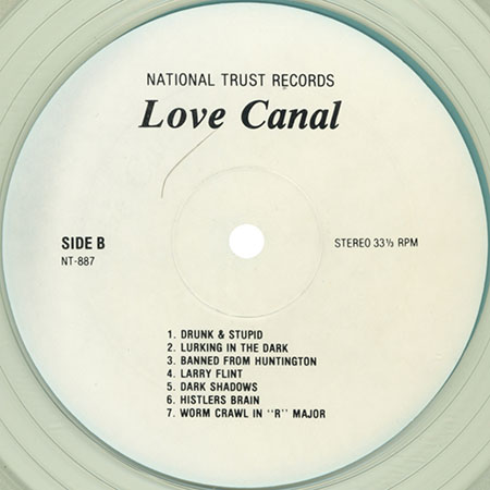 love canal lp its a dog life so blow it out yer a** label 2