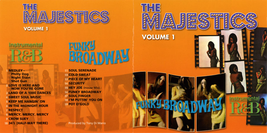 majestics cd majestics vol 1 funky broadway front