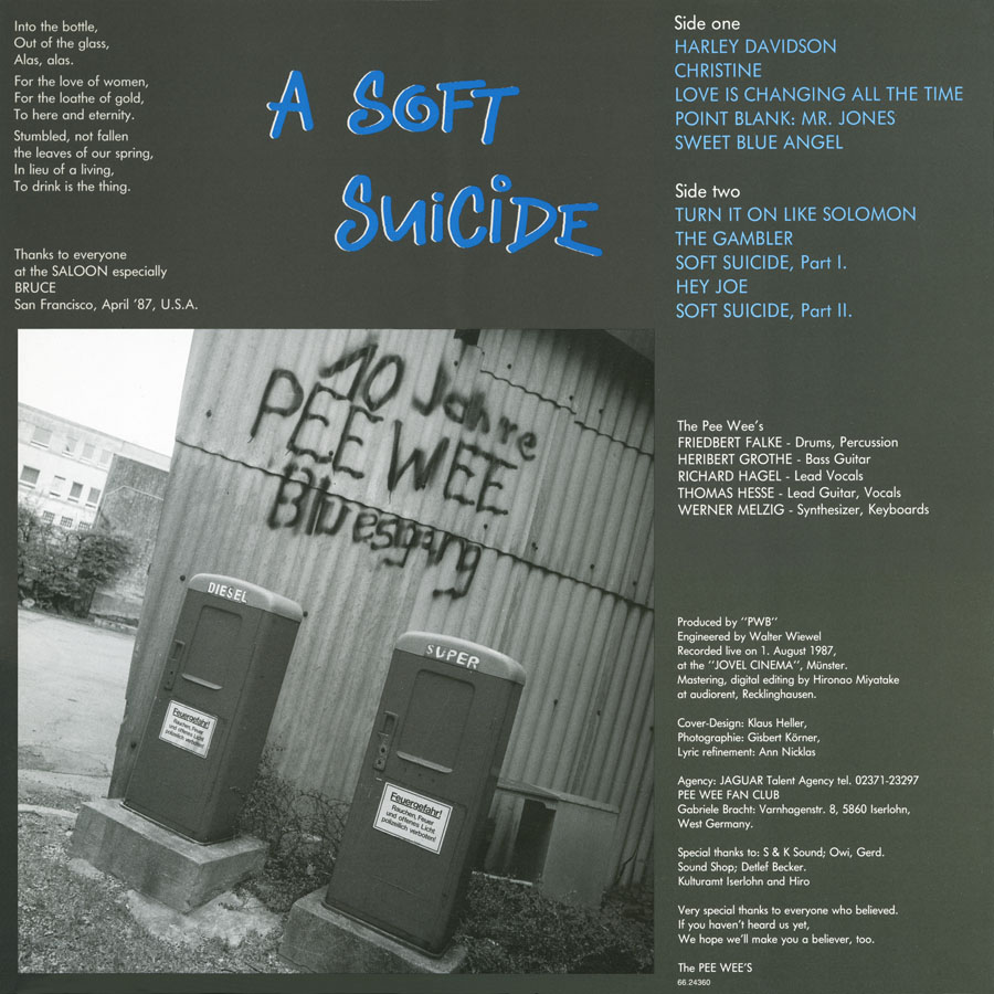 pee wee bluesgang lp soft suicide back cover