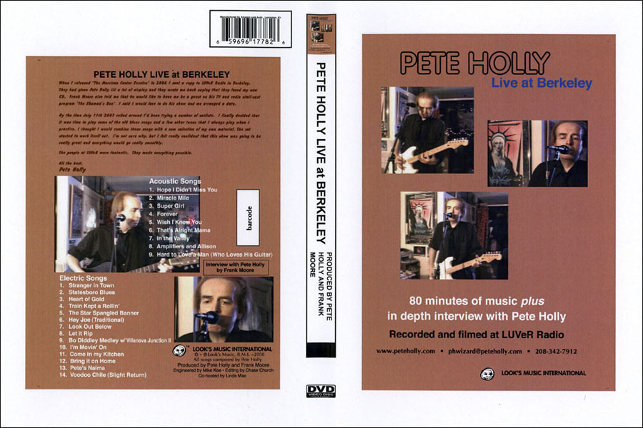 holly, pete dvd live at berkeley front