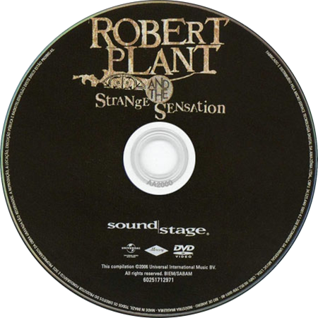 robert plant dvd sound stage label