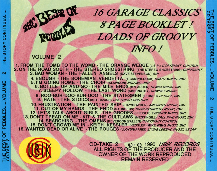 rogues cd best of pebbles volume 2 trayout