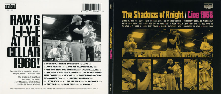 shadows of knight cd live 1966 out