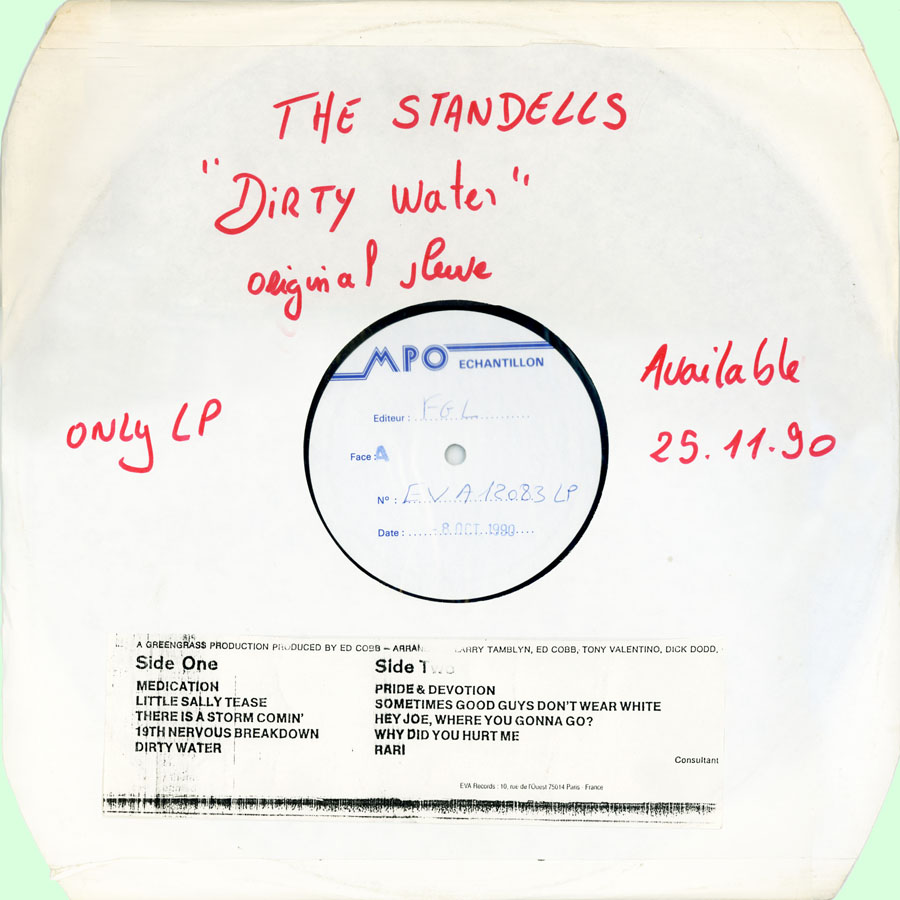 standells lp dirty water stereo eva records 12083 promo front