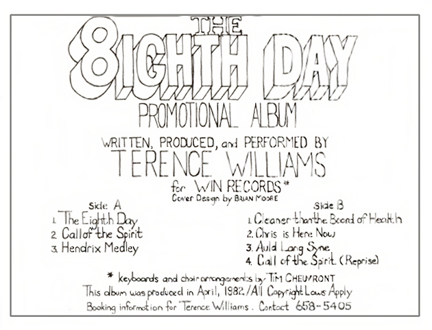 terence and the tight wire lp the eighth day paper