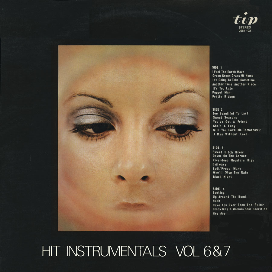 tip band lp hits instrumentals volume 6 and 7 back