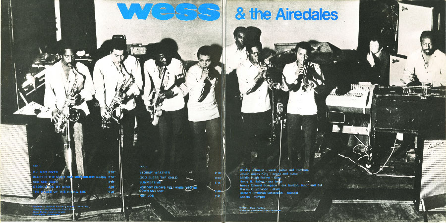 wess and the airedales lp same durium 6017 spain 1971 cover in