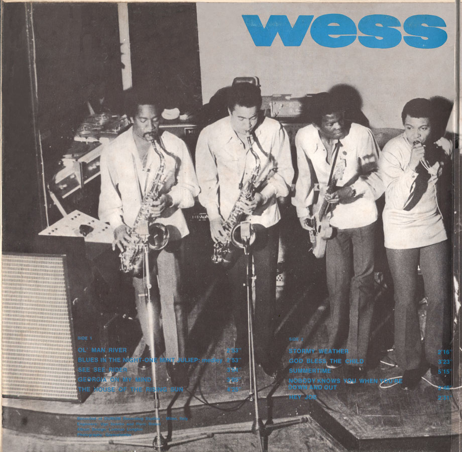 wess and the airedales LP same durium ms A 77259 Italy 1970 cover in left