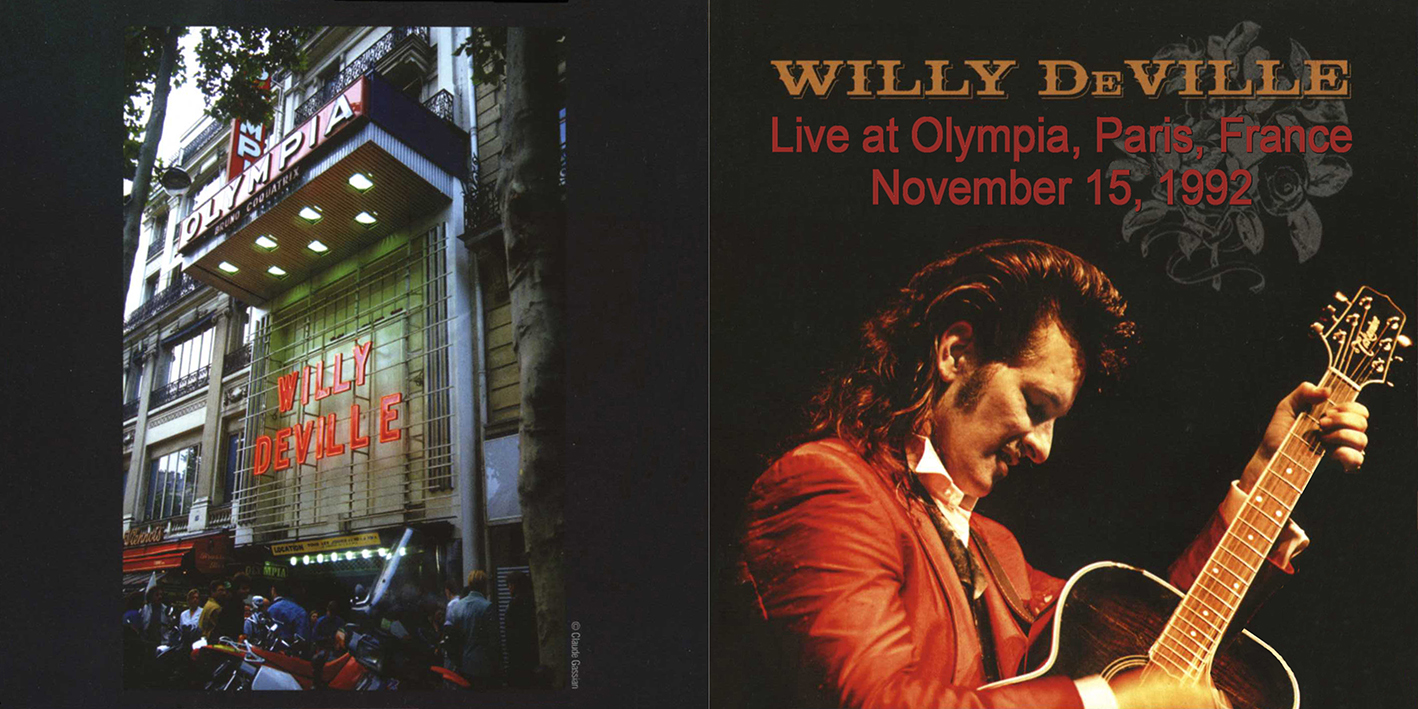willy deville 1992 11 15 cd olympia paris cover