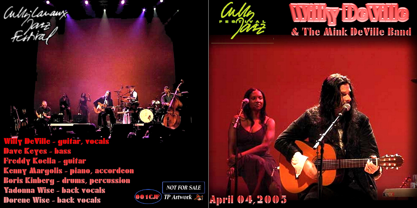 willy deville 2005 04 04 cd cully jazz festival lavaux switzerland cover