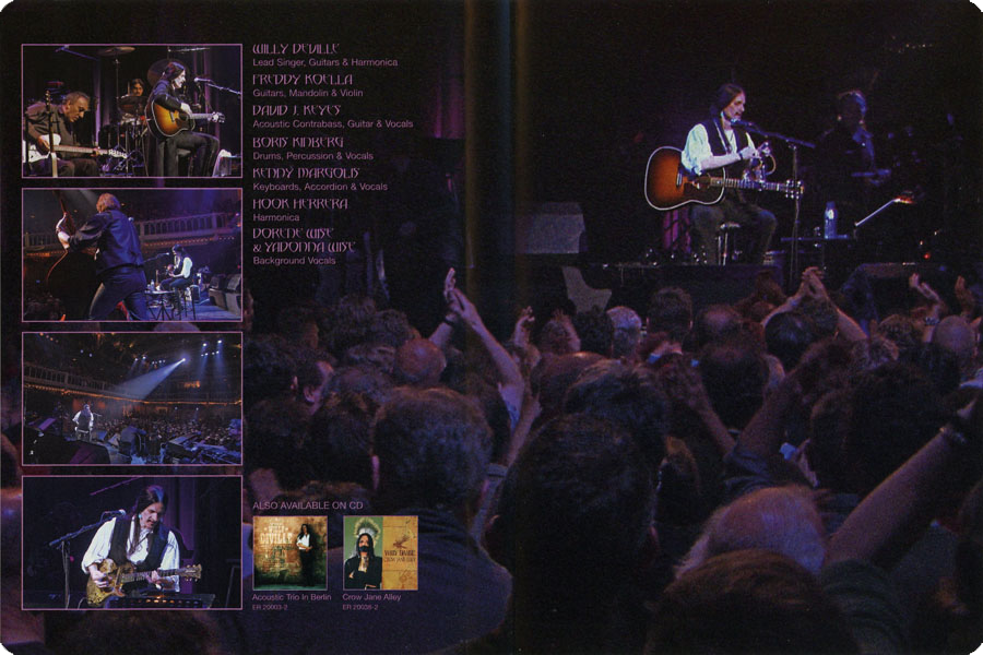 Willy Deville 2005 DVD Live in the Lowlands cover in