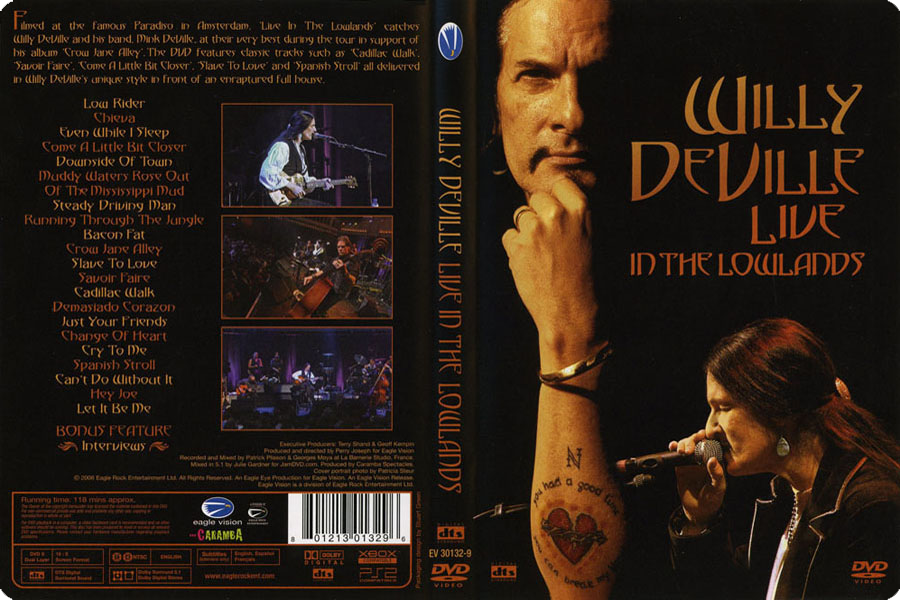 Willy Deville 2005 DVD Live in the Lowlands cover out