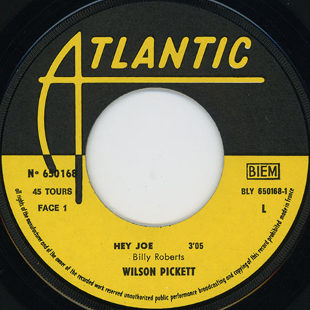 wilson pickett single hey joe, night owl france label 1