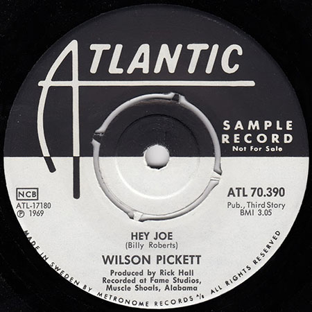 wilson pickett single hey joe, night owl sweden label 1