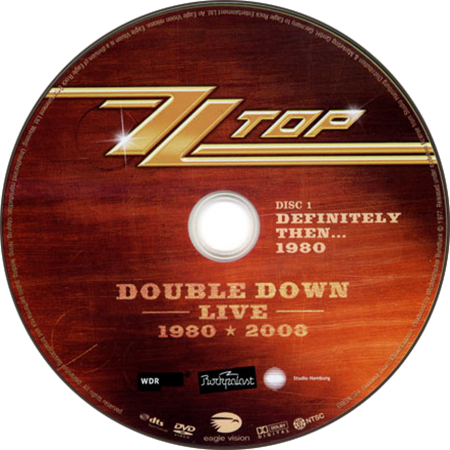 zz top dvd double down label 1