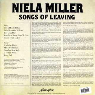 niela miller lp song of leaving back