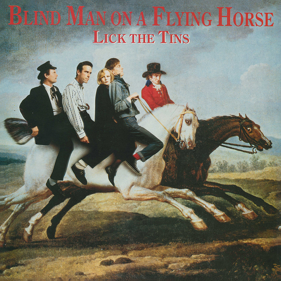 Lick The Tins LP Blind Man On a Flying Horse accord front