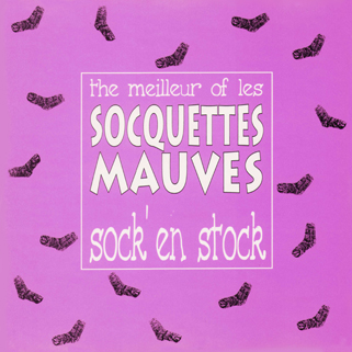 Socquettes Mauves CD Sock'En Stock front