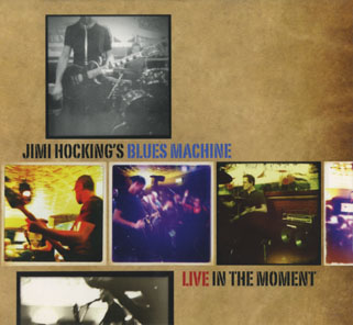 jimi hocking's blues machine cd live in the moment front