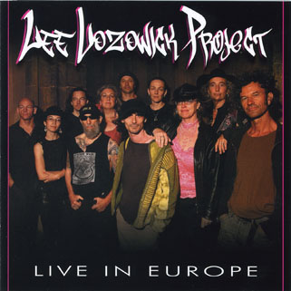 lee lozowick project cd live in europe front