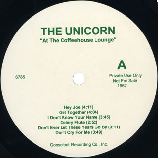 ultimate spinach unicorn lp side a