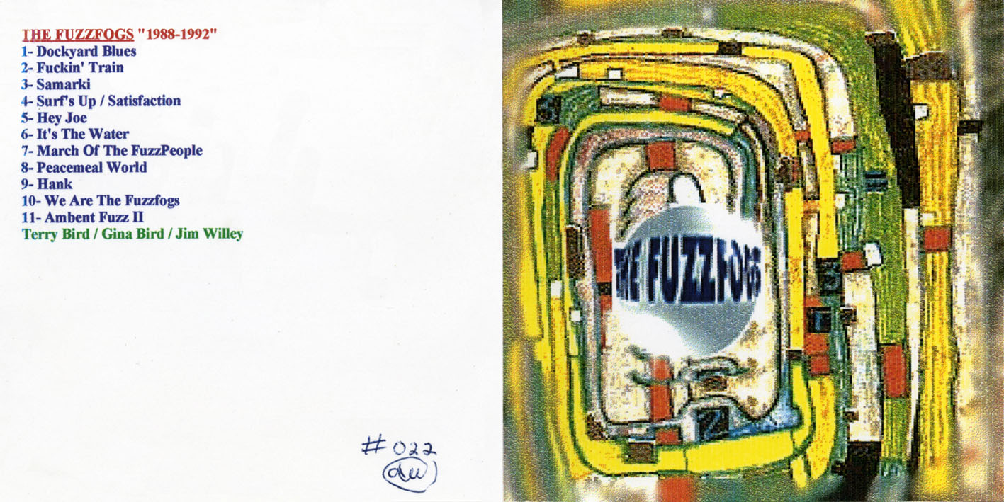 Fuzzfogs CD the fuzzfogs 1988-1992 cover