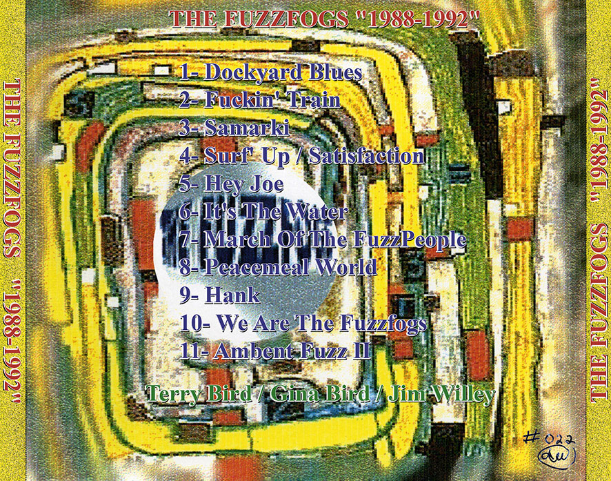 Fuzzfogs CD the fuzzfogs 1988-1992 tray