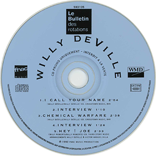 willy deville cd la collection front