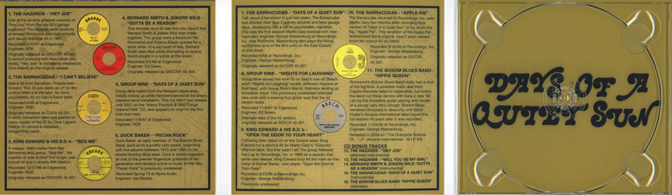 hazards cd days of a quiet sun cover in