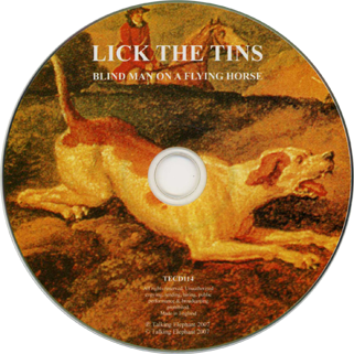 Lick The Tins CD Blind Man On a Flying Horse talking elephant label