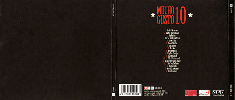 Mucho Gusto CD Diez cover out left