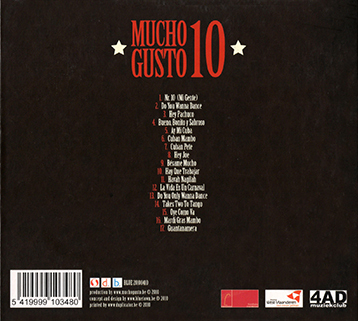 Mucho Gusto CD Diez front