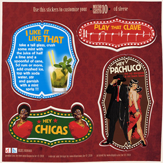 Mucho Gusto CD Diez sticker 2